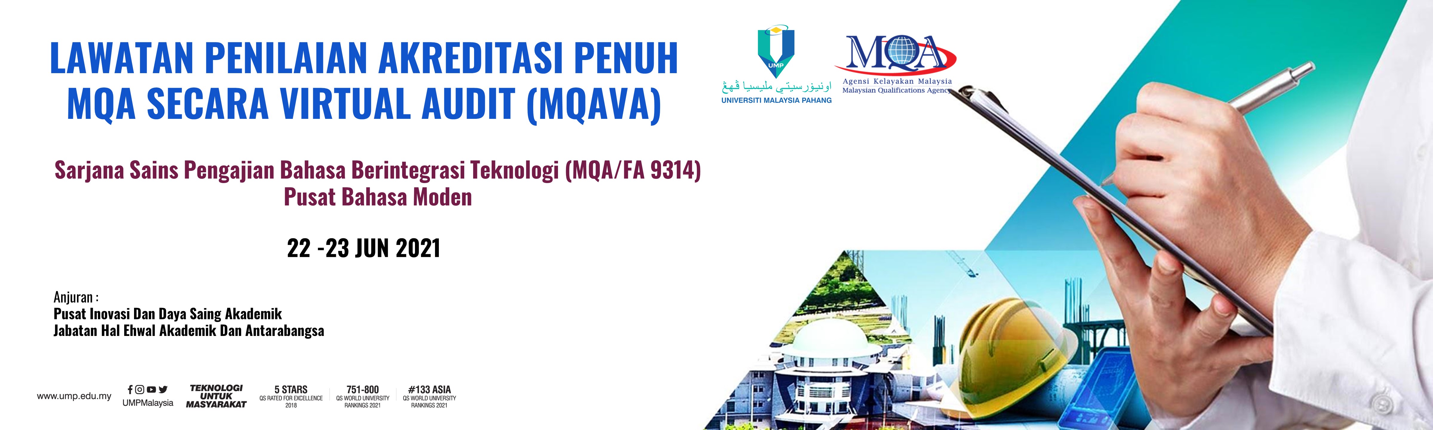 Sarjana Sains Pengajian Bahasa Berintegrasi Teknologi (MQA /FA 9314) Pusat Bahasa Moden