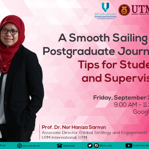 A Smooth Sailing in a Postgraduate Journey~ Tips for Students and Supervisors