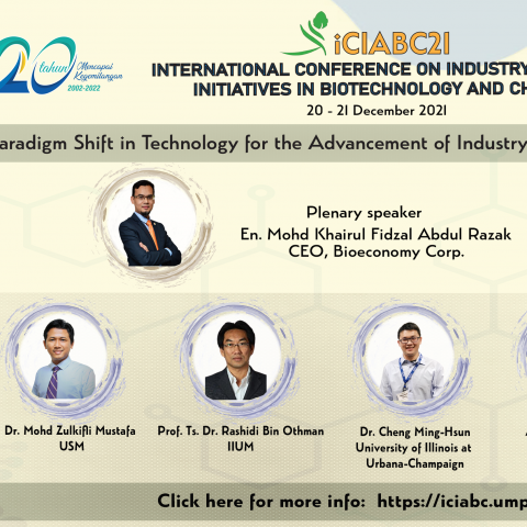 INTERNATIONAL CONFERENCE ON INDUSTRY-ACADEMIA INITIATIVES IN BIOTECHNOLOGY AND CHEMISTRY