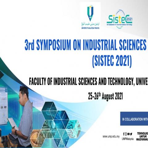 3rd Postgraduate Symposium On Industrial Science and Technology (Sistec 2021)