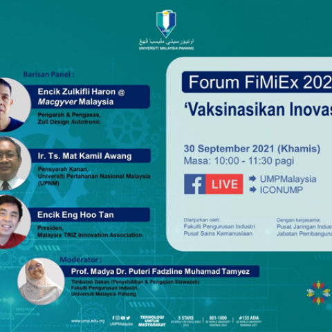 Forum FiMiEX 2021 " Vaksinasikan Inovasi"